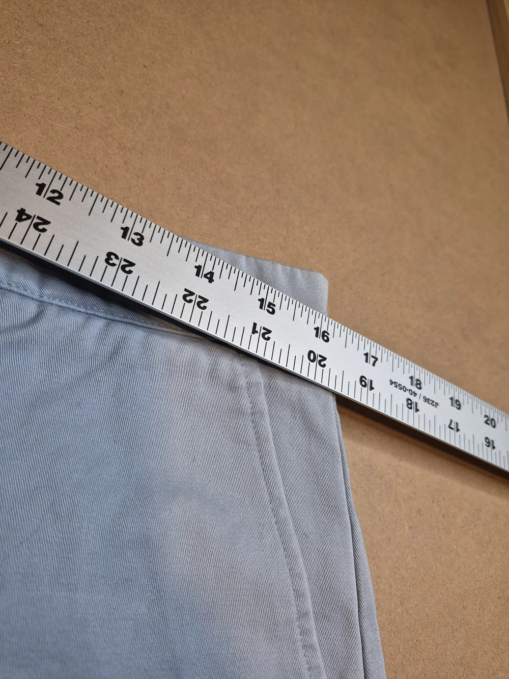 Criquet Light Blue Flat-Front Chino Shorts 4554